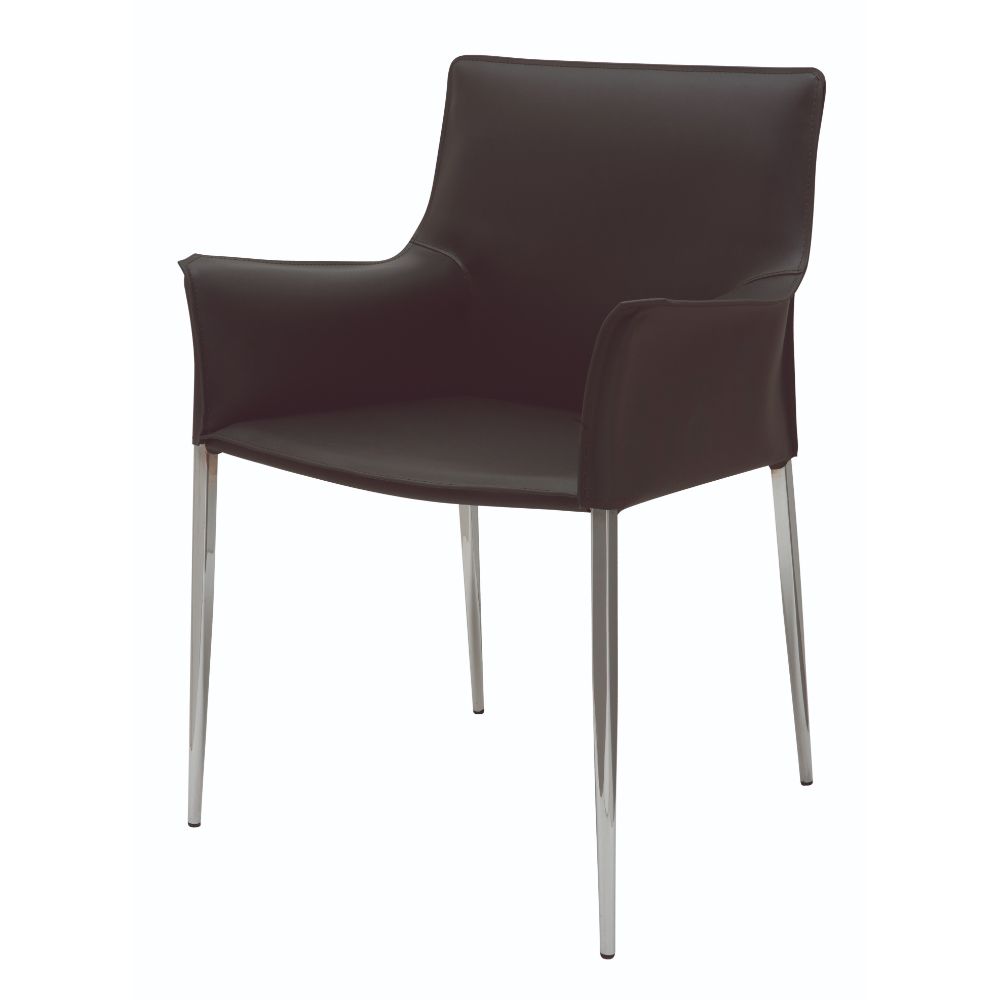 Nuevo HGAR398 COLTER DINING CHAIR in BLACK